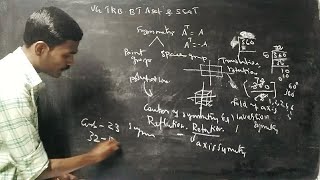 trb physics - unit 7 - SSP - symmetry operation - crystal symmetry