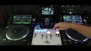 Serato DJ Pro 3.0 on SteamDeck connected to Pioneer DJ DJM-S11 and Denon DJ SC6000M