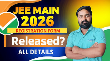 JEE MAIN 2026 Registration Date Announced❓| jee mains 2026 application form | jee mains 2026 exam