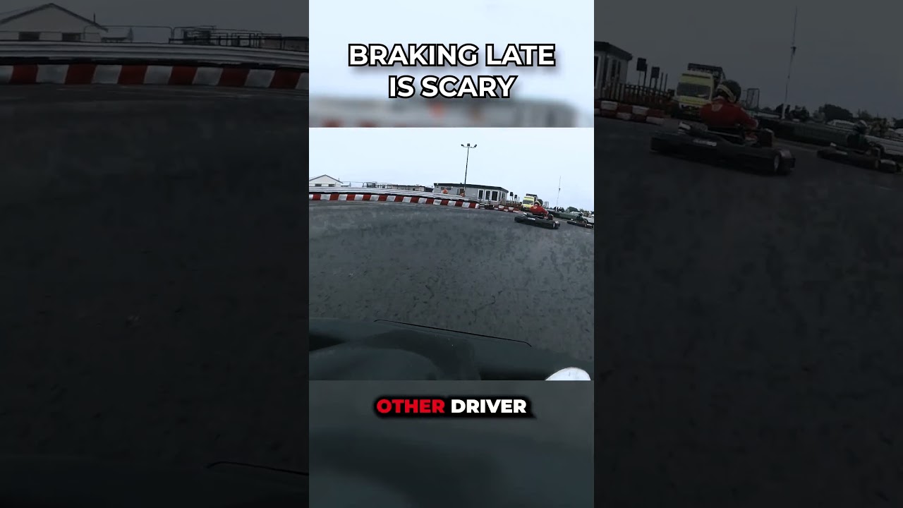 BRAKING LATE IS SCARY #racing #karting #overtake #gokarting #gokart #race #sendit #club100