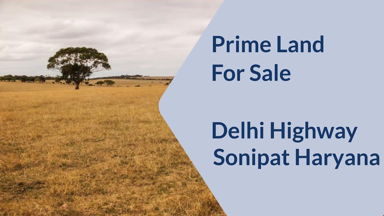 Prime Land For Sale Delhi Highway Sonipat Haryana 9811022205 YouTube