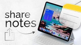 How to Share Notes on iPad