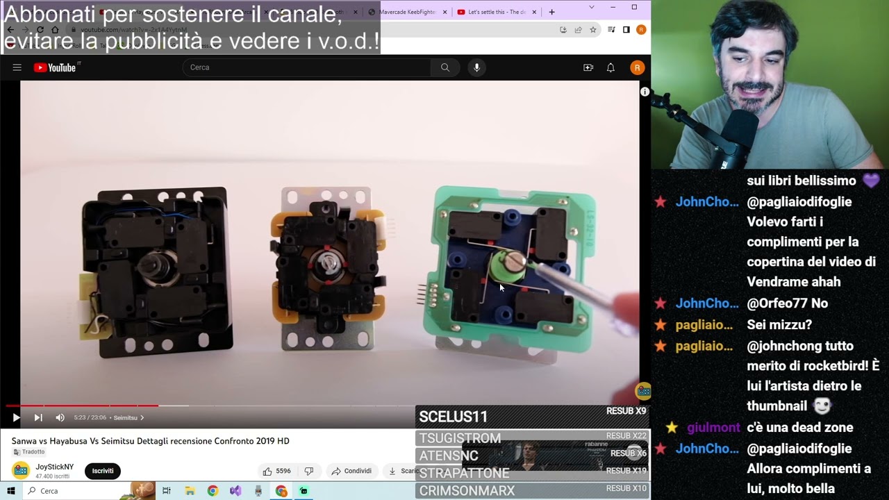 Ragionando di stick e controller per i fighting games