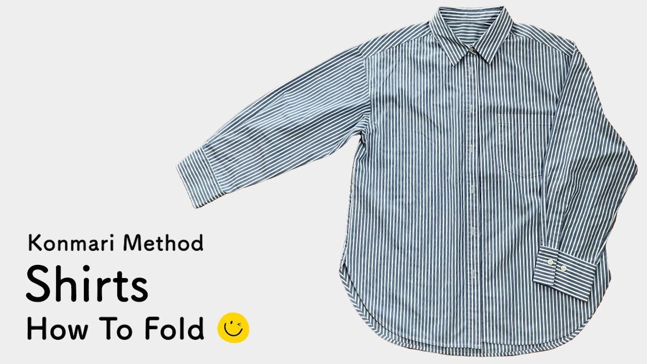 konmari dress shirt How to fold Shirts -KonmariMethod-