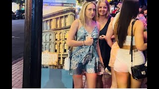 🇺🇸4K Travel San Diego downtown at nightlife