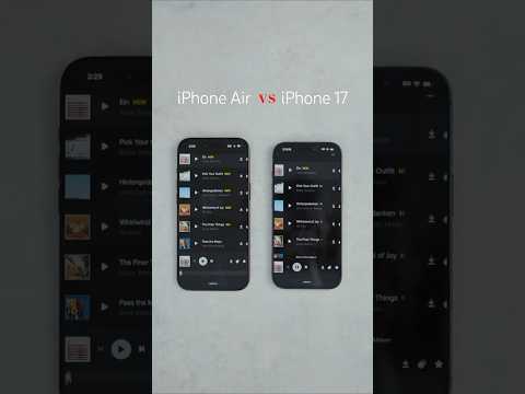 اختبار مكبر الصوت بين IPhone Air وiPhone 17 