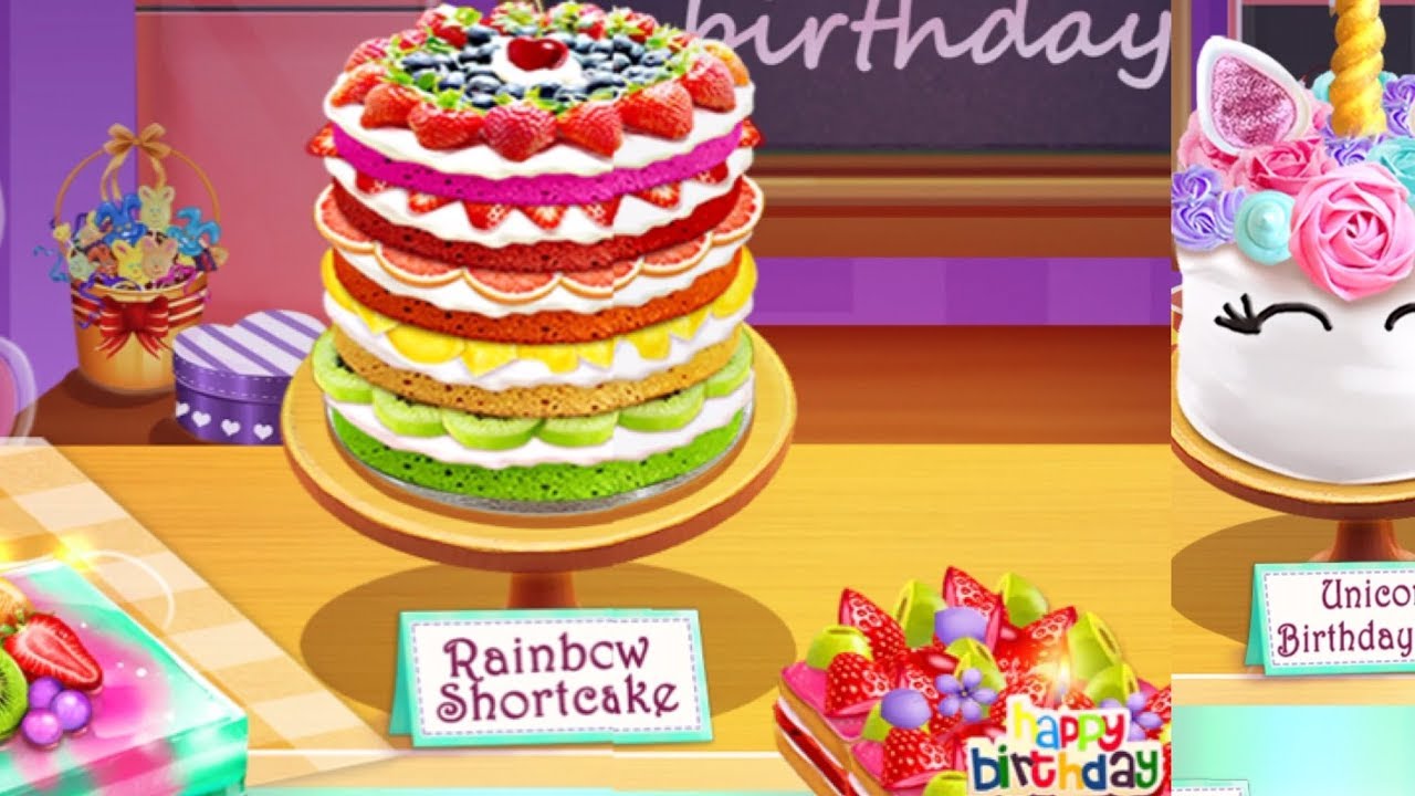 Birthday Cake Chef Baking Games Baking Cake Games For Kids YouTube