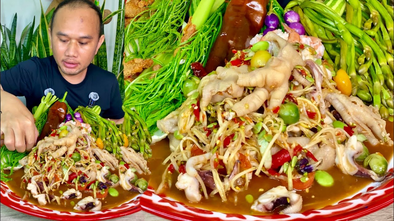 เผ็ด แซ่บนัว ส้มตำ ตีนไก่ หนวดหมึก 