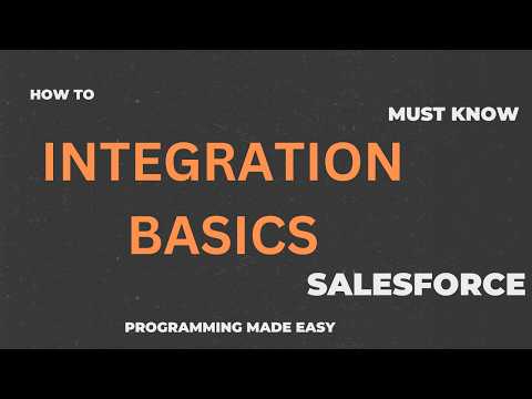 Integration Basics || Must know for Every Salesforce Developer || Learn Integration Salesforce