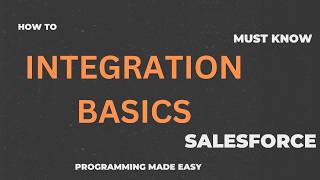 Integration Basics || Must know for Every Salesforce Developer || Learn Integration Salesforce