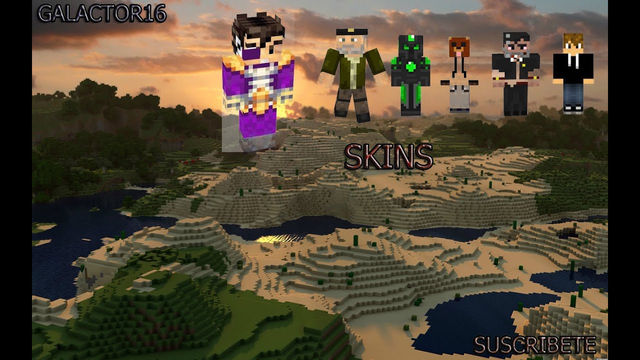 Los Mejores Skin De Minecraft YouTubers. YouTube