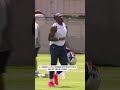 A.J. Brown all smiles running onto practice field for first time as a Patriot 😁