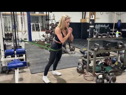 Banded Standing Hip Thrust