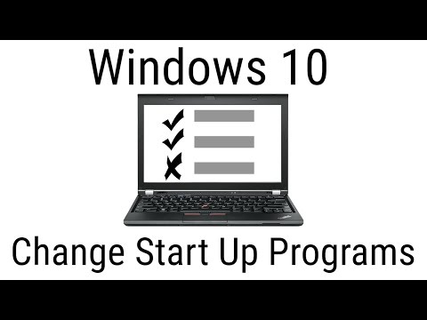 How to Change Startup Programs - Windows 10 Tutorial