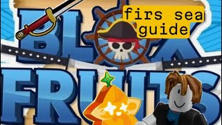 The first sea guide in blox fruits #bloxfruits 