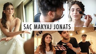 GELİN MAKYAJI 👰🏻 SAÇ MAKYAJ PROVA | JONATS