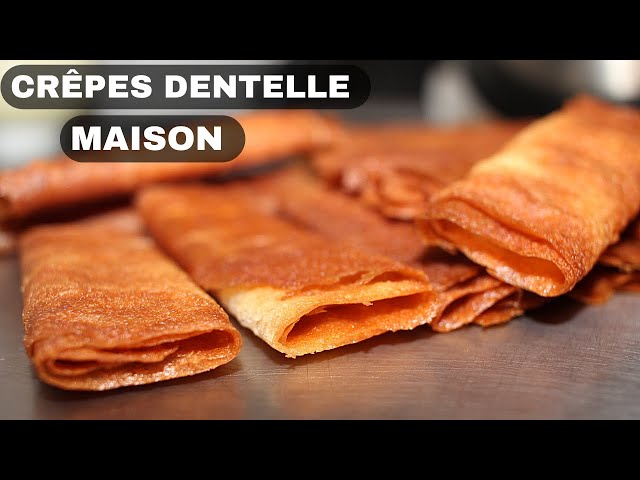 Comment réaliser une feuillantine (crêpe dentelle bretonne) maison ? :  Femme Actuelle Le MAG