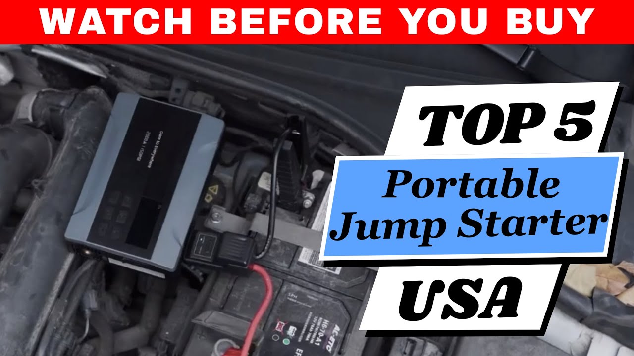 Top 5 Best PORTABLE JUMP STARTERS in USA 2026 🚗 Never Call a Tow Truck Again!