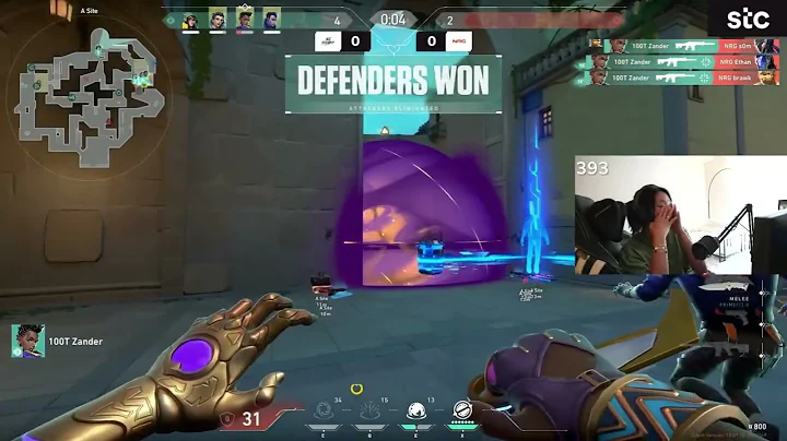 Valorant Streamers Lose It Over 100T Zander’s Mind-Blowing 4K vs NRG in EWC Qualifier