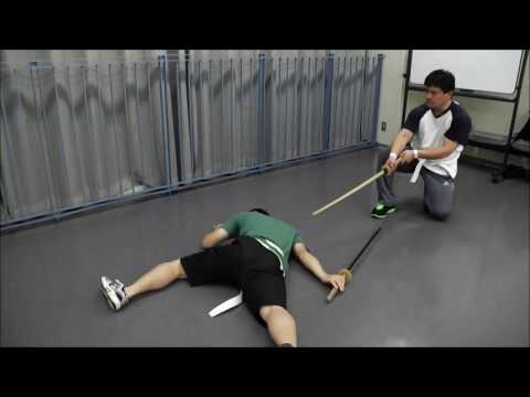 アクション殺陣教室たてびと　剣術殺陣基本応用１ｖｓ１からスカシ系