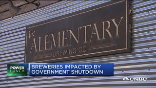 Breweries get hit by government shutdown Details