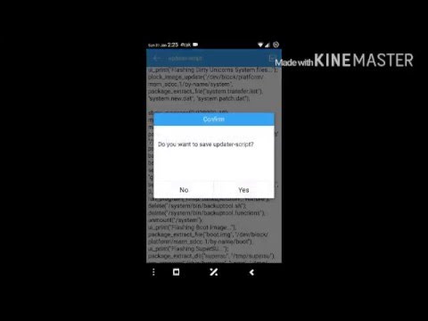 Edit updater.script for secondary ROM