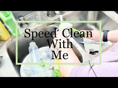 SPEED CLEAN| laundry, kitchen & living room
