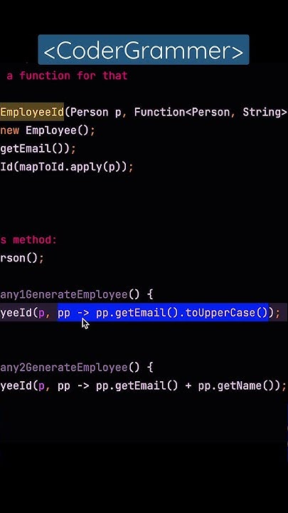 Java Function Usage Example - YouTube