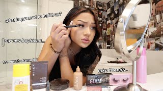 LONG AF GET READY WITH ME CAUSE I TALK ABOUT DRAMA lol