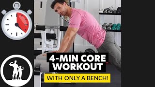 Quick 4 Minute Core Workout (4 Simple Exercises)