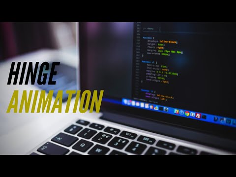 How to create a Hinge Animation using only HTML & CSS | MauriceCodes