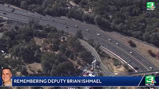 A procession is underway to honor slain El Dorado County sheriff's Deputy Brian Ishmael: