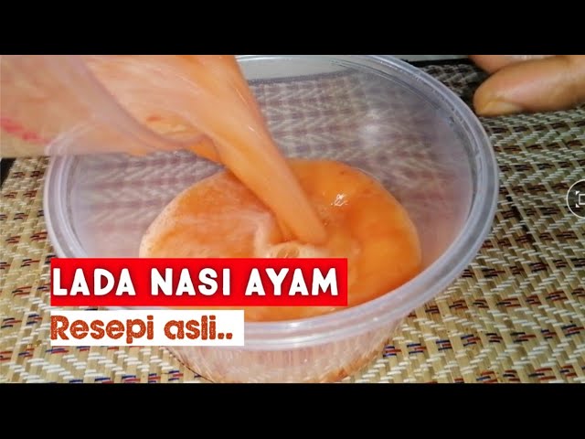 Sambal Lada Nasi Ayam Yang Paling Senang Dan Sedap Resepi Seminit Youtube