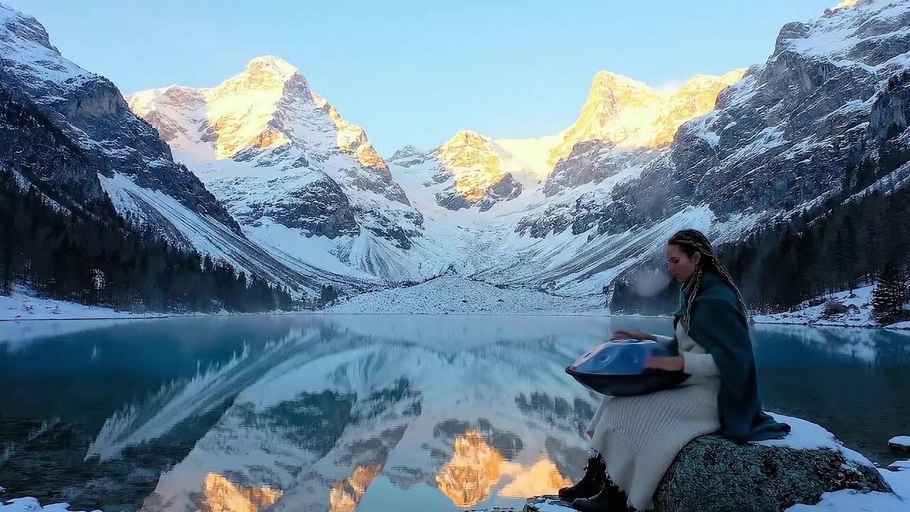 Handpan Meditation by the Stream Yoga | Relaxation Music