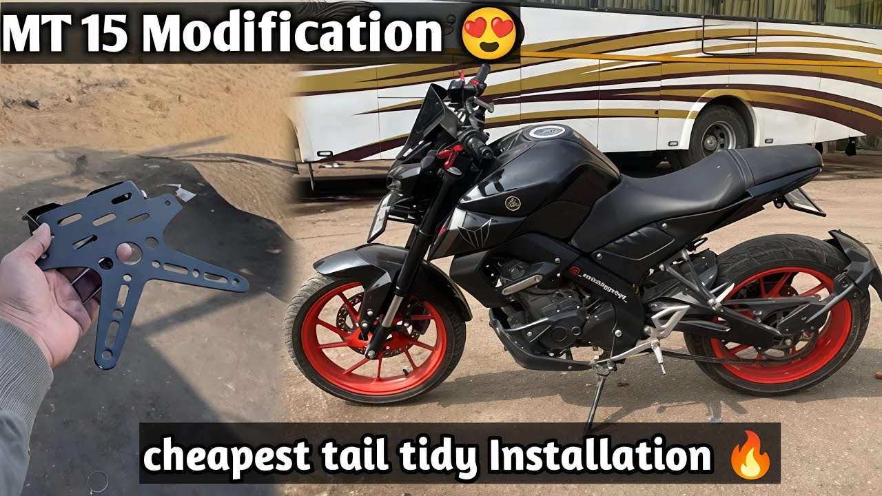 MT-15 Tail Tidy Install | Rear Look Fully Changed 😍