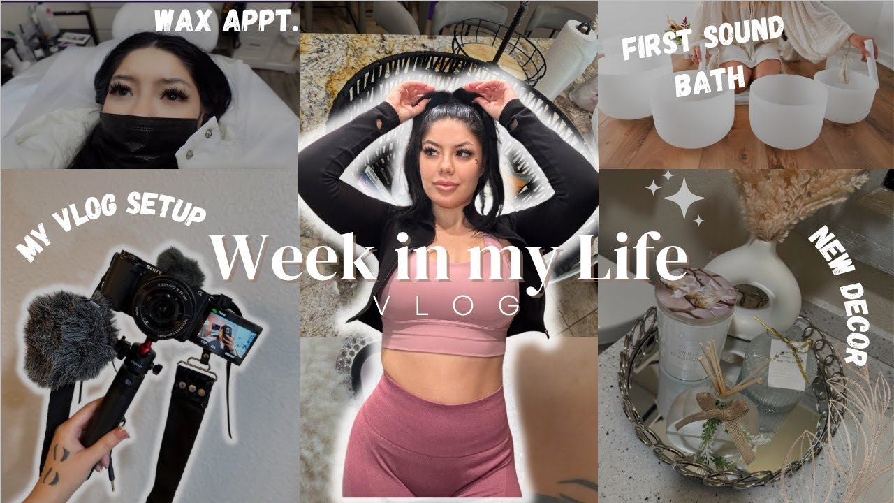 VLOG SETUP week in my life vlog - YouTube