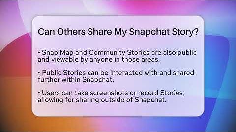 Can Others Share My Snapchat Story? - Everyday-Networking