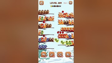 Bird Sort 2: Color Puzzle Level 281 #games #gaming #gameplay