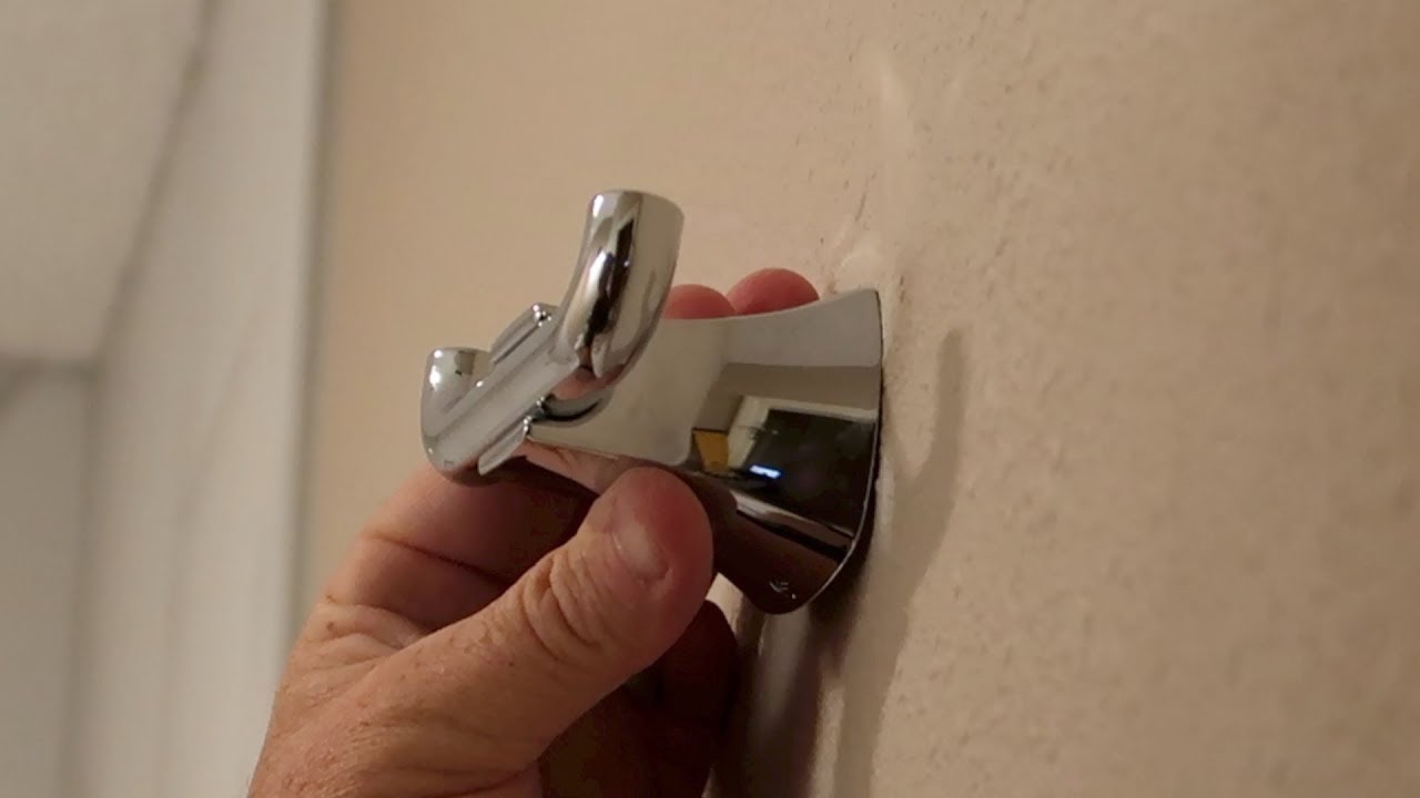 How To Install A Moen Robe Hook- SIMPLE & EASY 