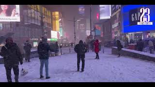 New York Snowstorm 4K Video ❄️❄️ Snow Trip 🌨️🌨️🌨️ Thursday, December 17, 2025