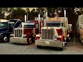 Trucking to the Carolinas ,     Peterbilt Vlog ,     unloading and reloading Lumber