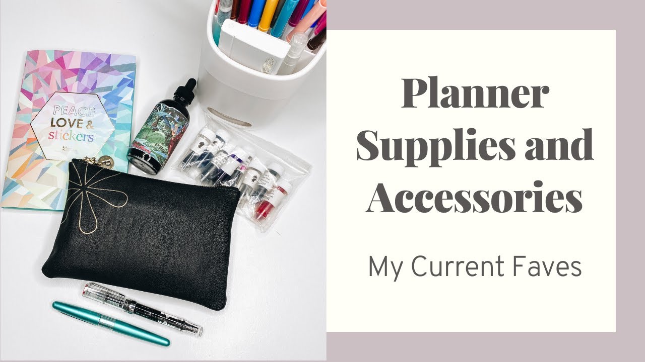 My Current Favorite Planner Supplies and Accessories🎨🖋 The Pixie