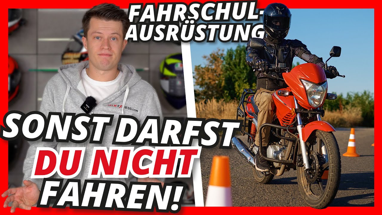 Sonst darfst DU NICHT FAHREN 🏍️🚫 Mindestanforderungen an die Motorradbekleidung für die Fahrschule