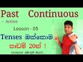 Learn All 12 English Tenses in Sinhala | Lesson 5: Past Continuous – English Grammar සිංහලෙන් සරලව