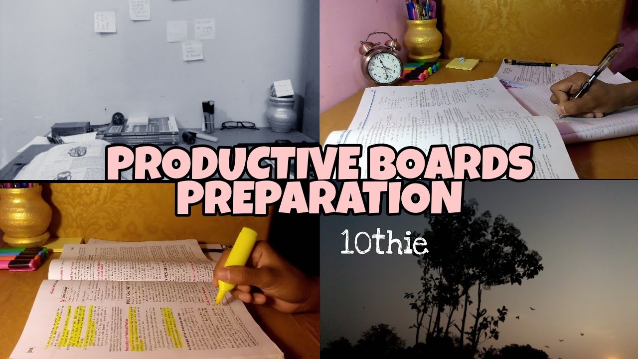 CBSE boards Preparation | Productive day of a 10th grader |#studyvlog # ...