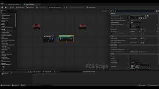 PCG Unreal Engine 004 Add static mesh spawner Details Settings