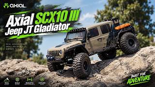 NEW Axial SCX10 III  Jeep JT Gladiator Rc Crawler 4x4 Adventure off-road