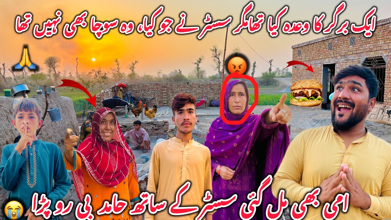 Ek Burger Ka Wada Kiya Tha Magar Sister Ne Jo Kiya Woh Socha Bhi Nahin Tha🍔Ami BhiMilGayi HamidBeRoP