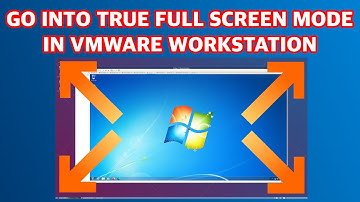 How to put any VMware Virtual Machine into True Full Screen Mode in Linux #vmwareworkstation  #Linux
