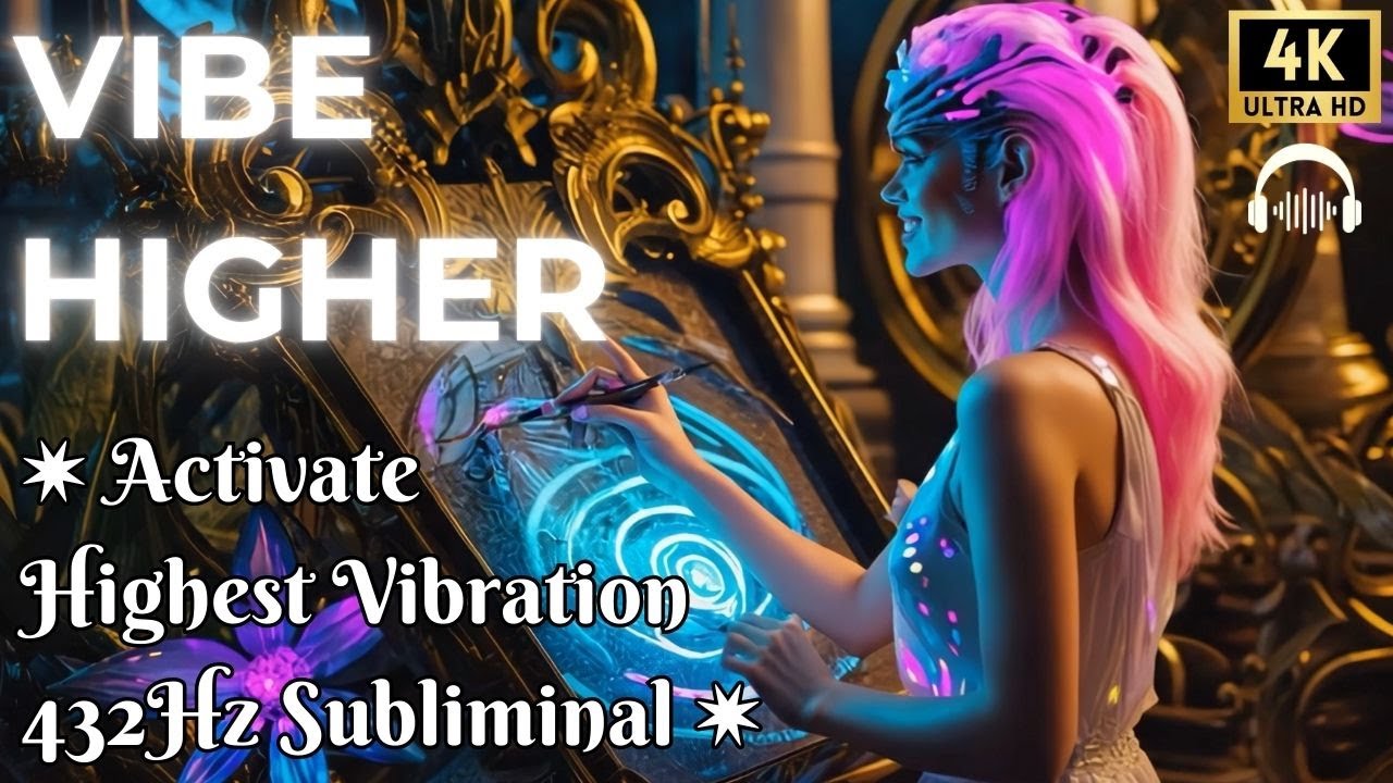 Activate Your Highest Vibration ✨ VIBE HIGHER ✨ Reality-Shifting Manifestation Subliminal  432Hz